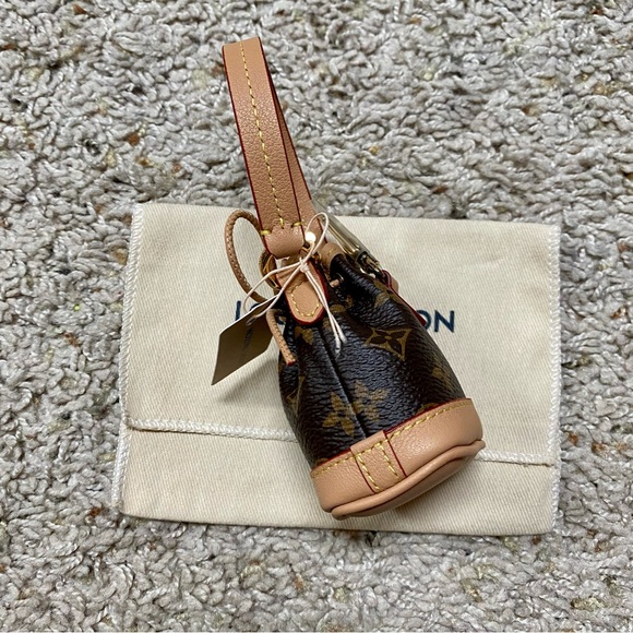 NWT Authentic Louis Vuitton Micro Noé bag charm - Picture 6 of 9